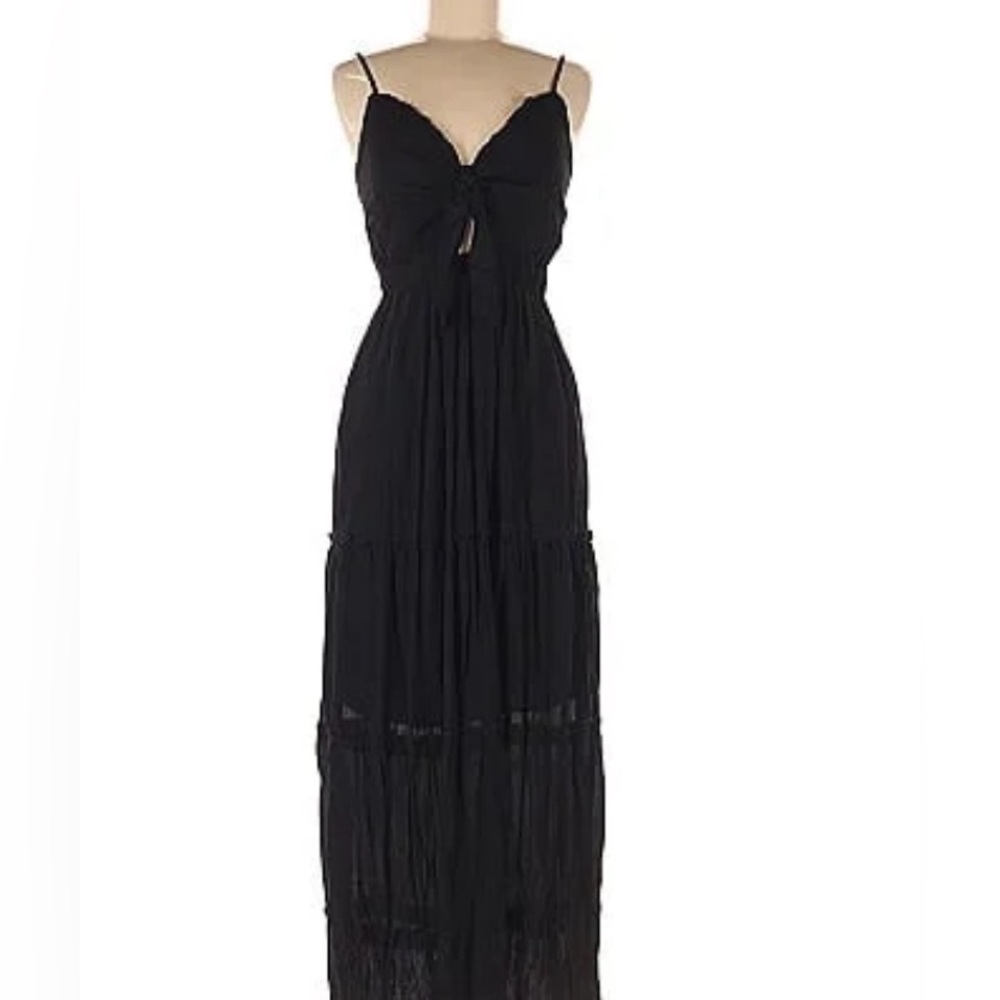 Black maxi dress
